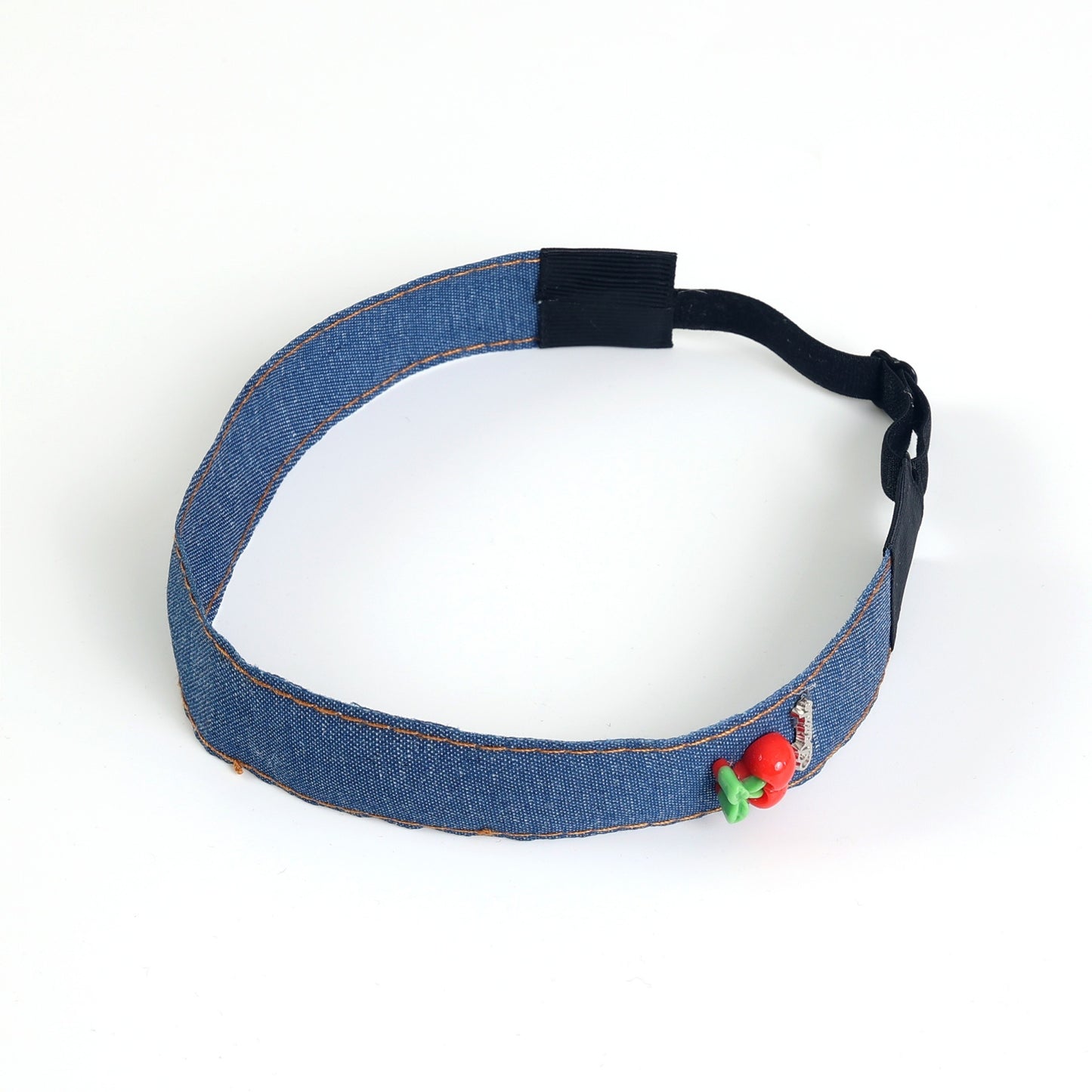 Cherry Stitched Elastic Headband