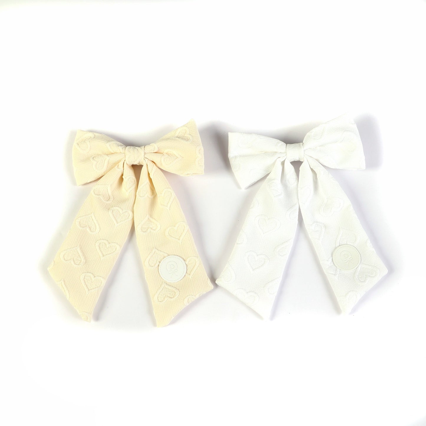 Textured Heart Bow