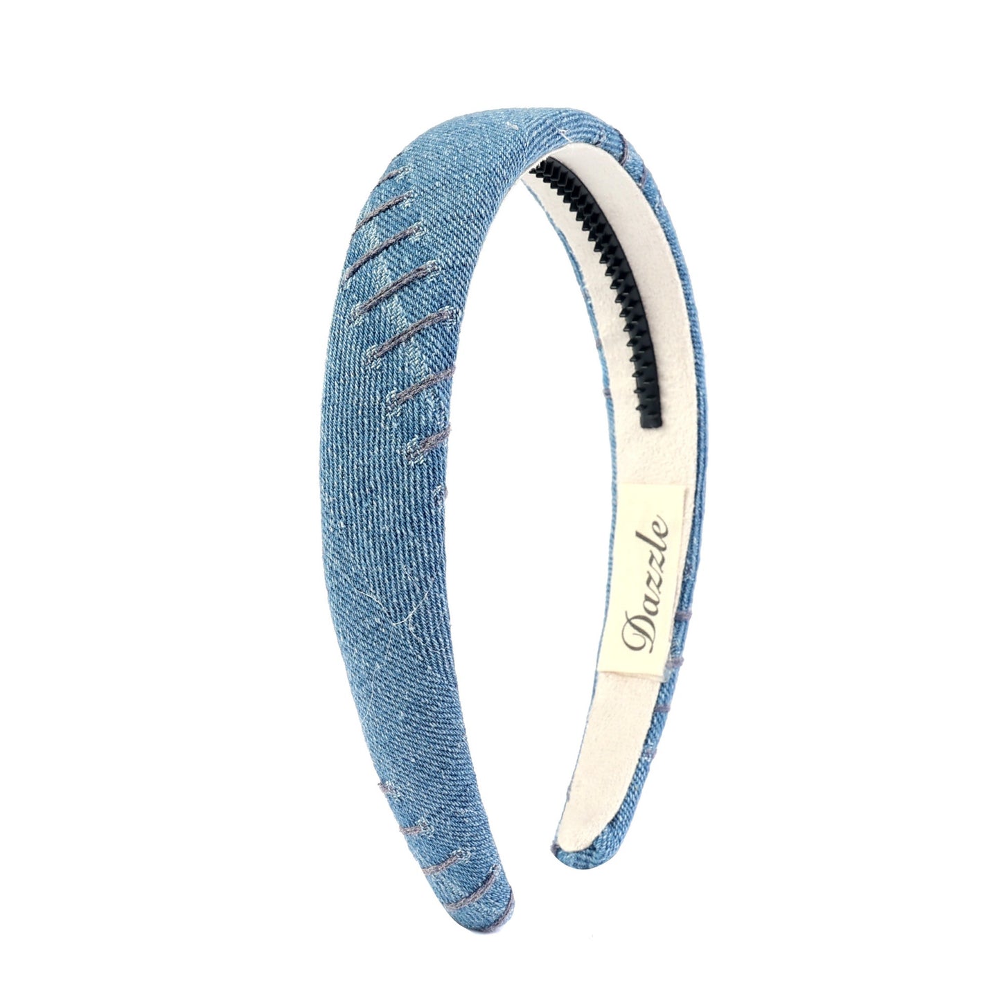 Stitched Denim Headband