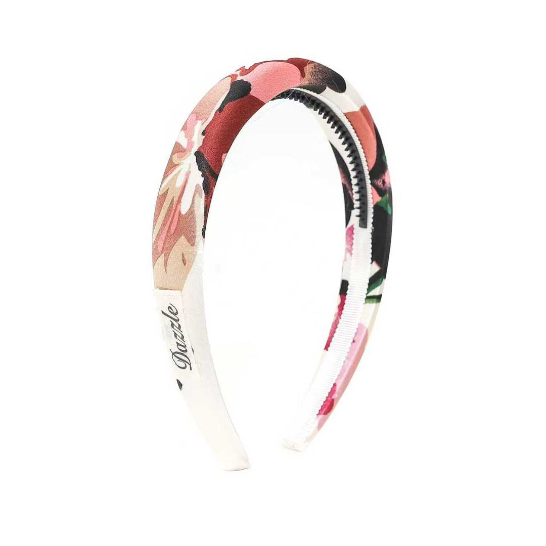 Watercolor Satin Headband