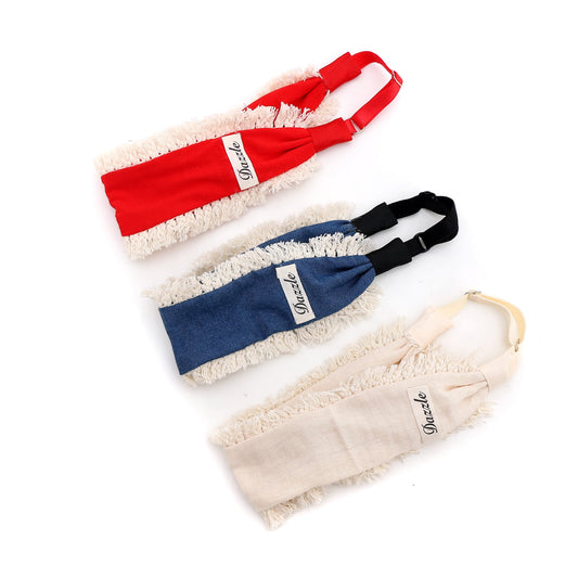 Fringe Linen Elastic Headband