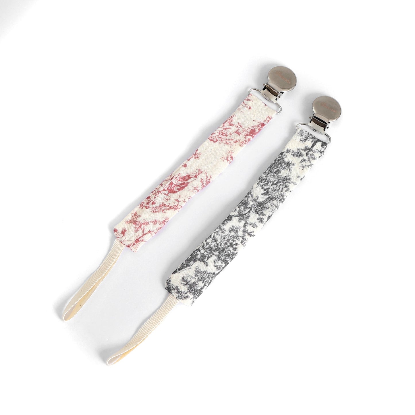 Toile Pacifier Clip