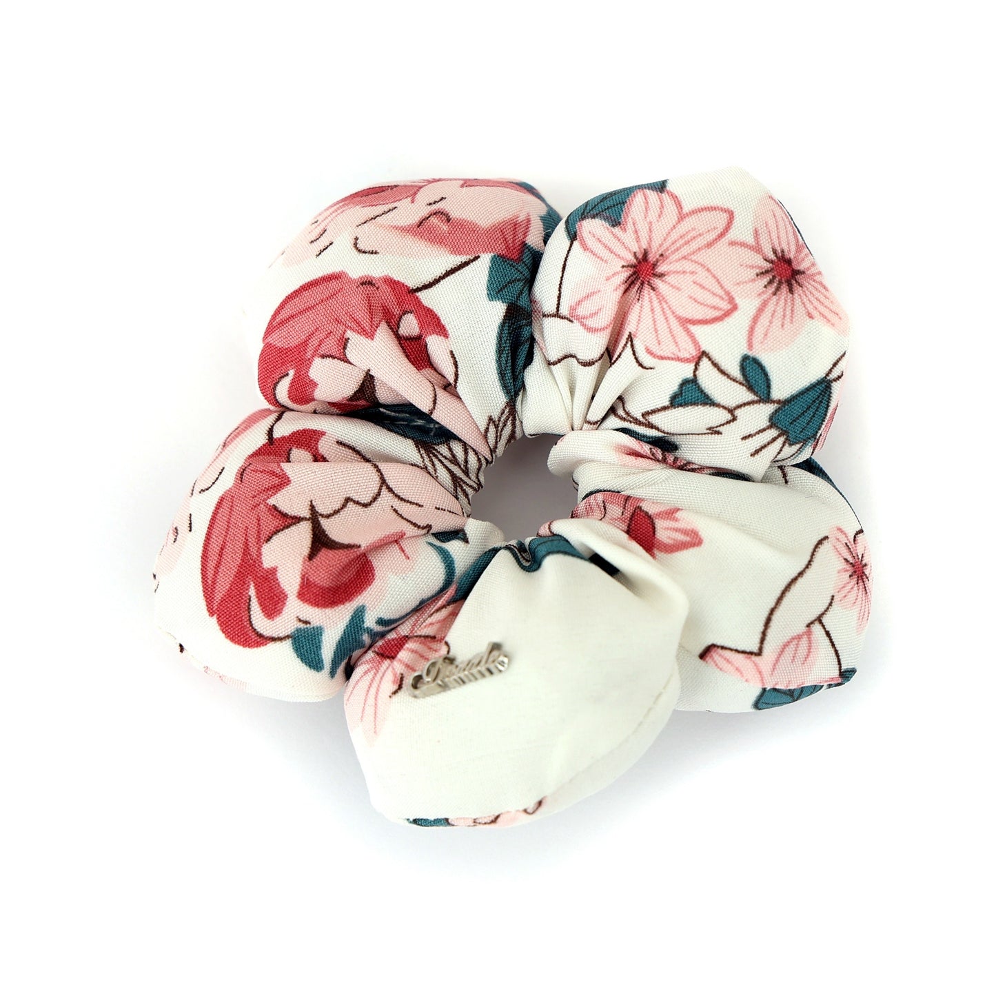 Spring Floral Scrunchie