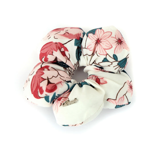 Spring Floral Scrunchie