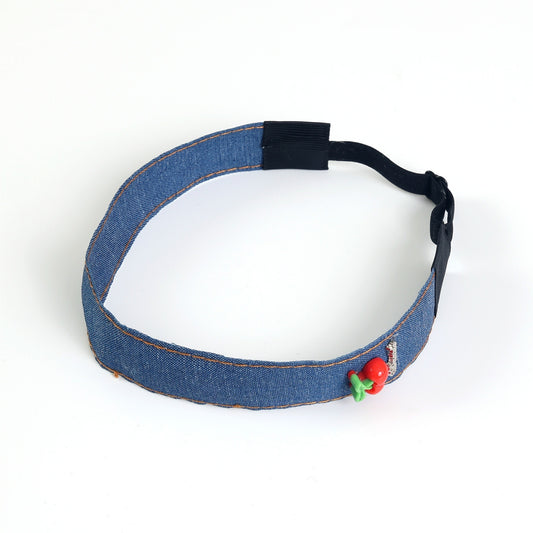 Cherry Stitched Elastic Headband