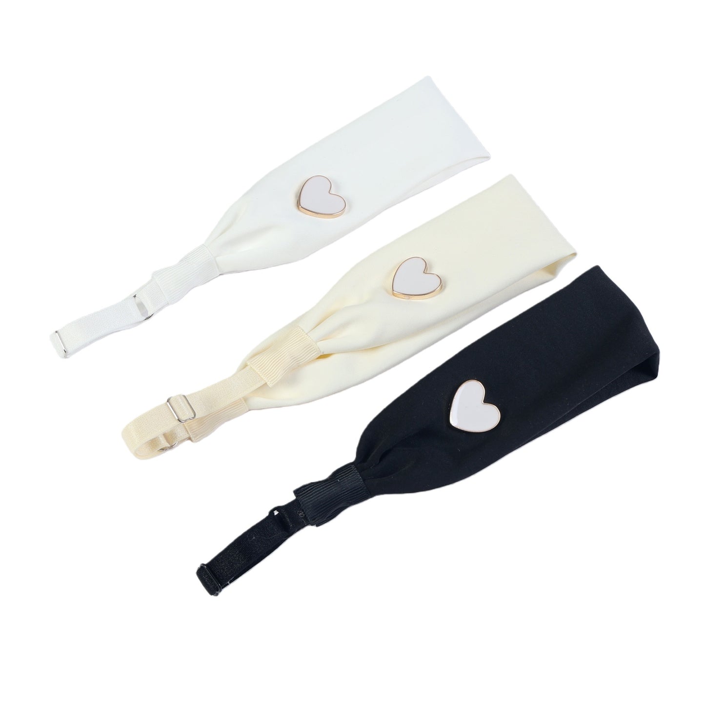 Dainty Heart Elastic Headband