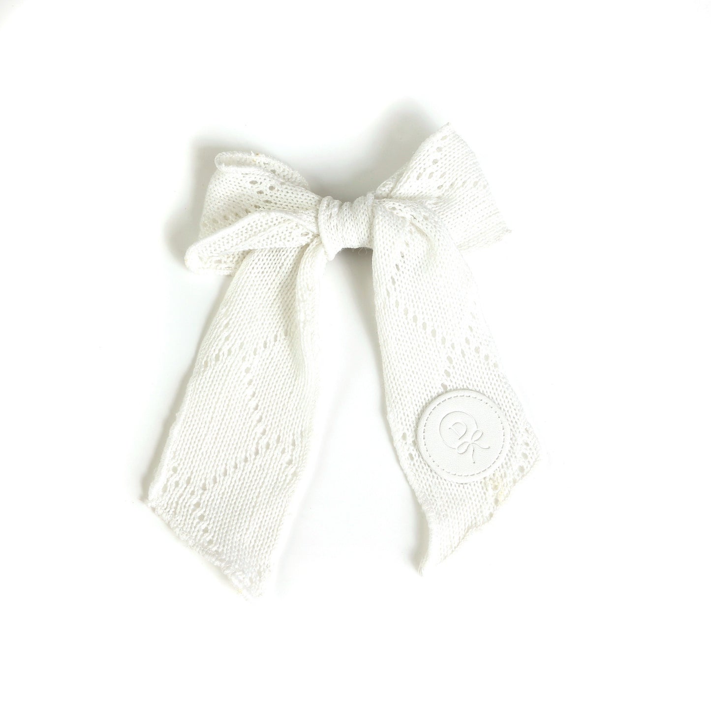 Knit Pointelle Bow