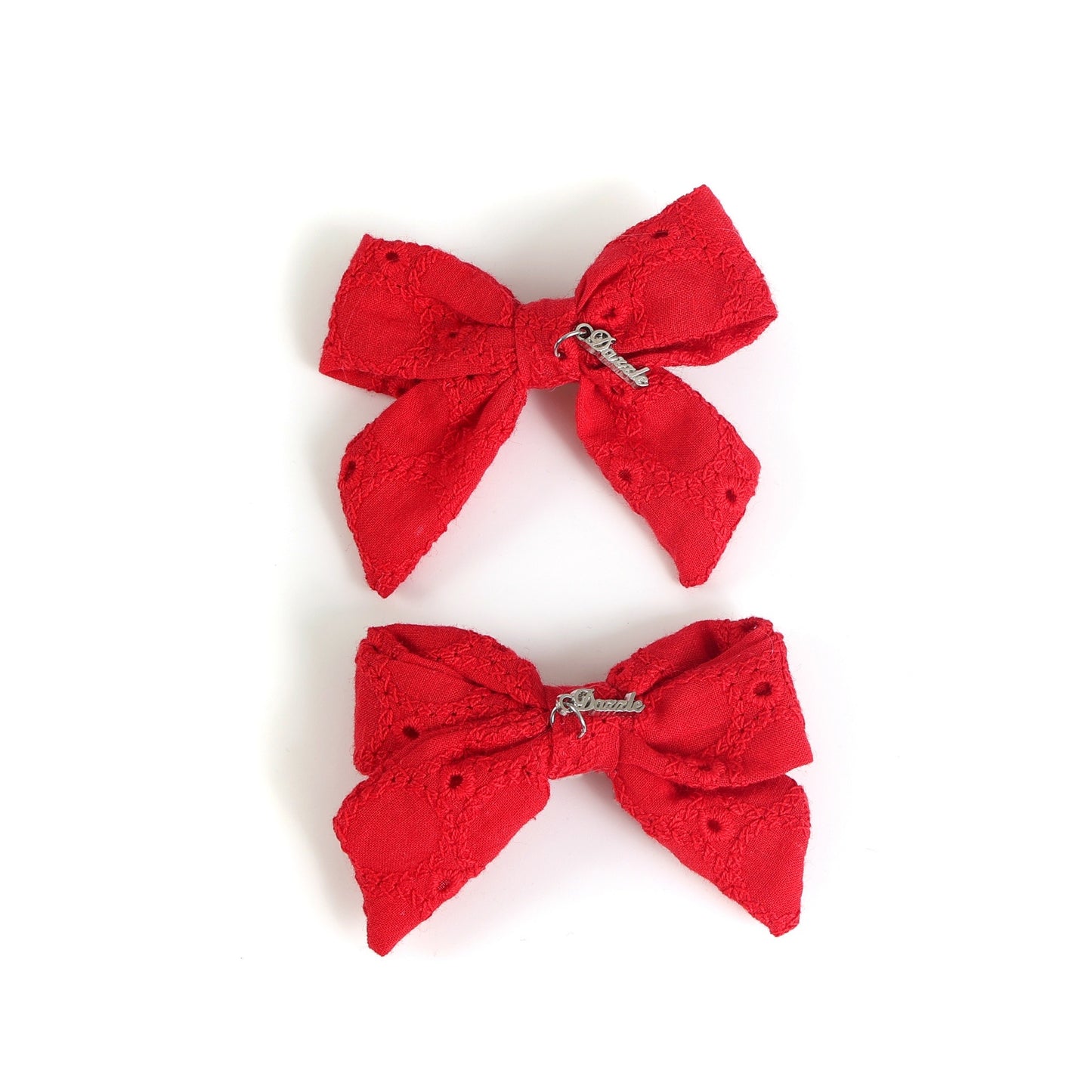 Classic Eyelet Mini Bow Set