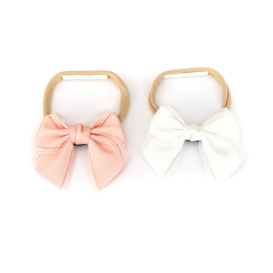Organza Edged Baby Headband