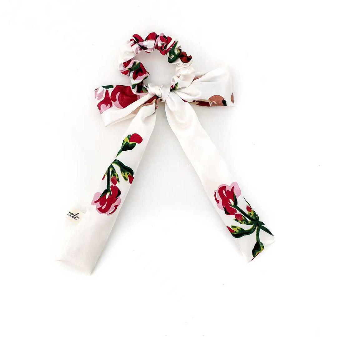 Watercolor Satin Scrunchie