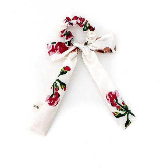 Watercolor Satin Scrunchie