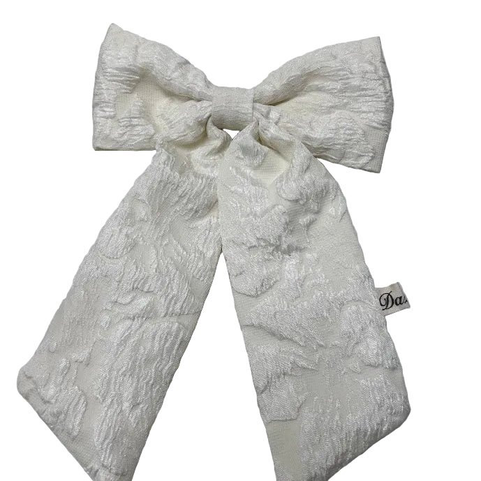 Textured Brocade Bow