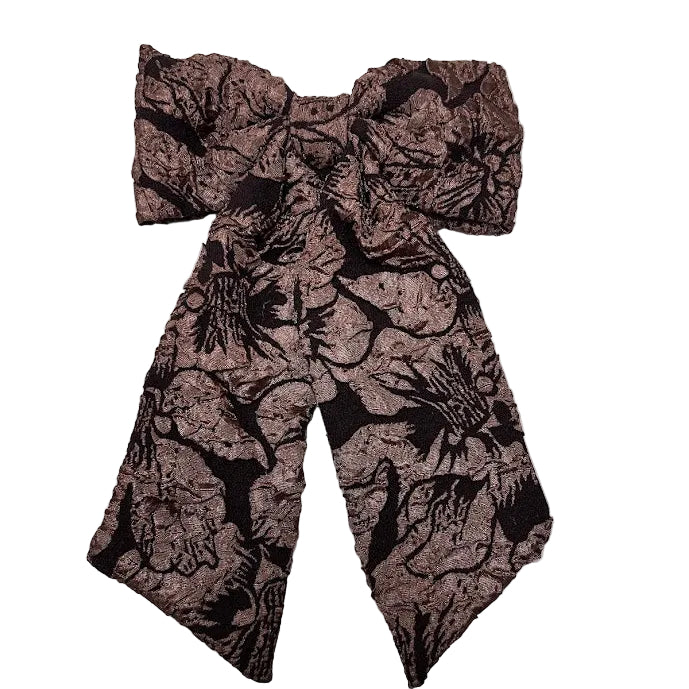 Textured Brocade Bow