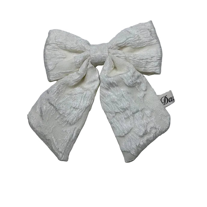 Textured Brocade Bow