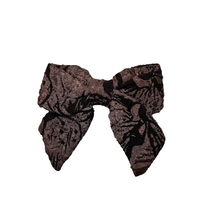 Textured Brocade Bow