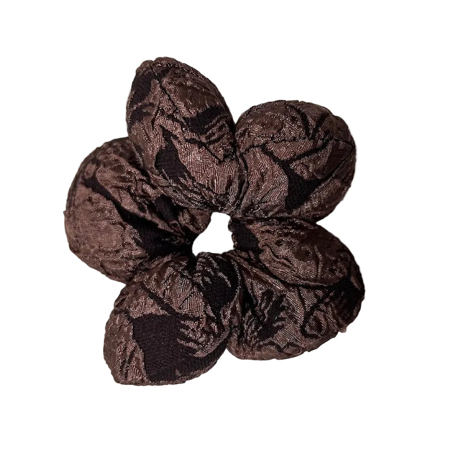 Textured Brocade Scrunchie