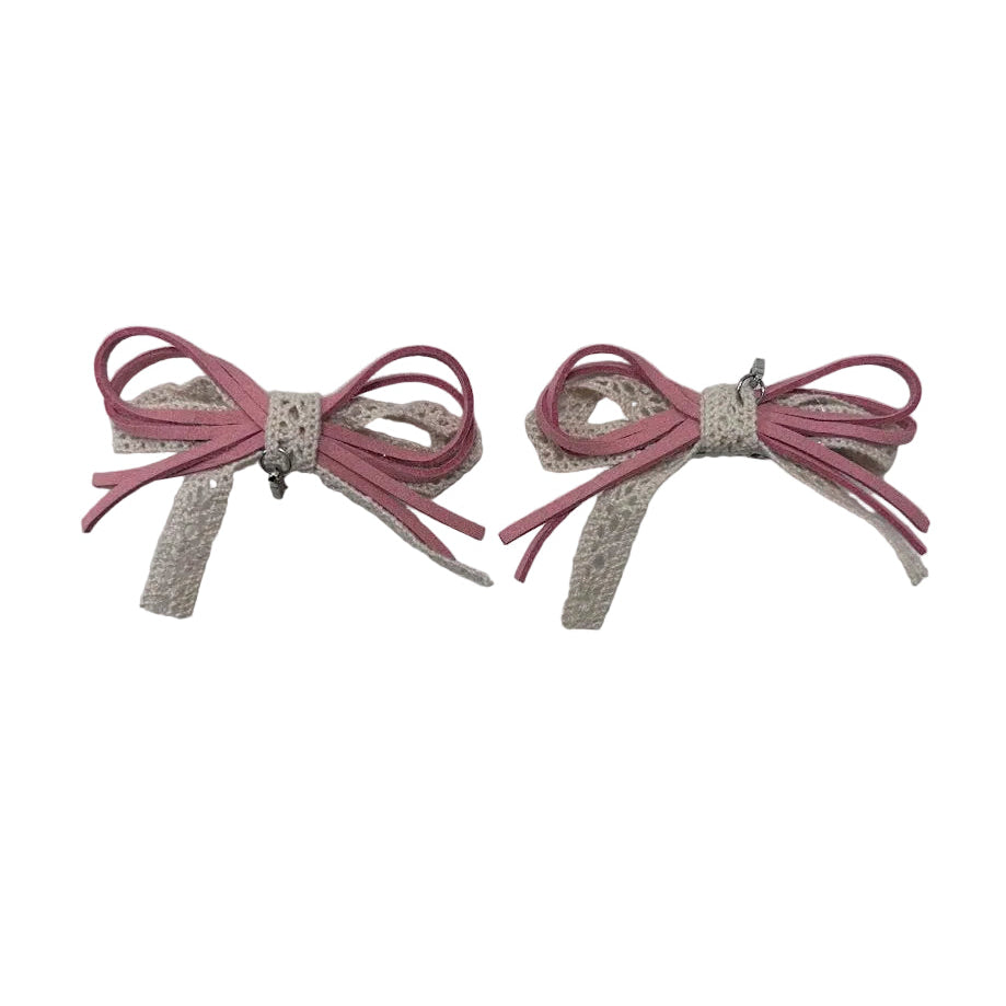 Dainty Lace Mini Bow Set