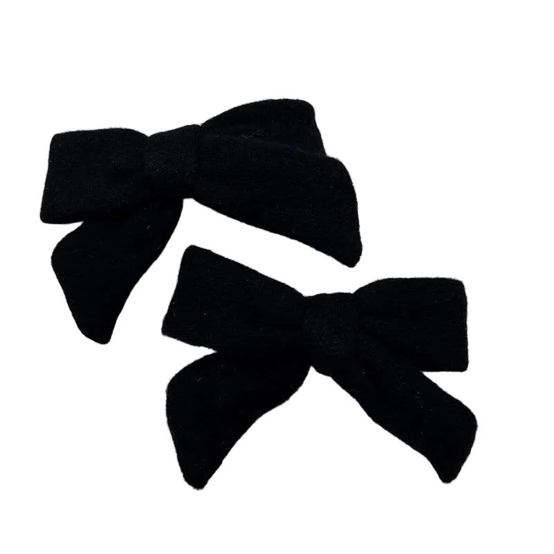 Sweatshirt Knit Mini Bow Set