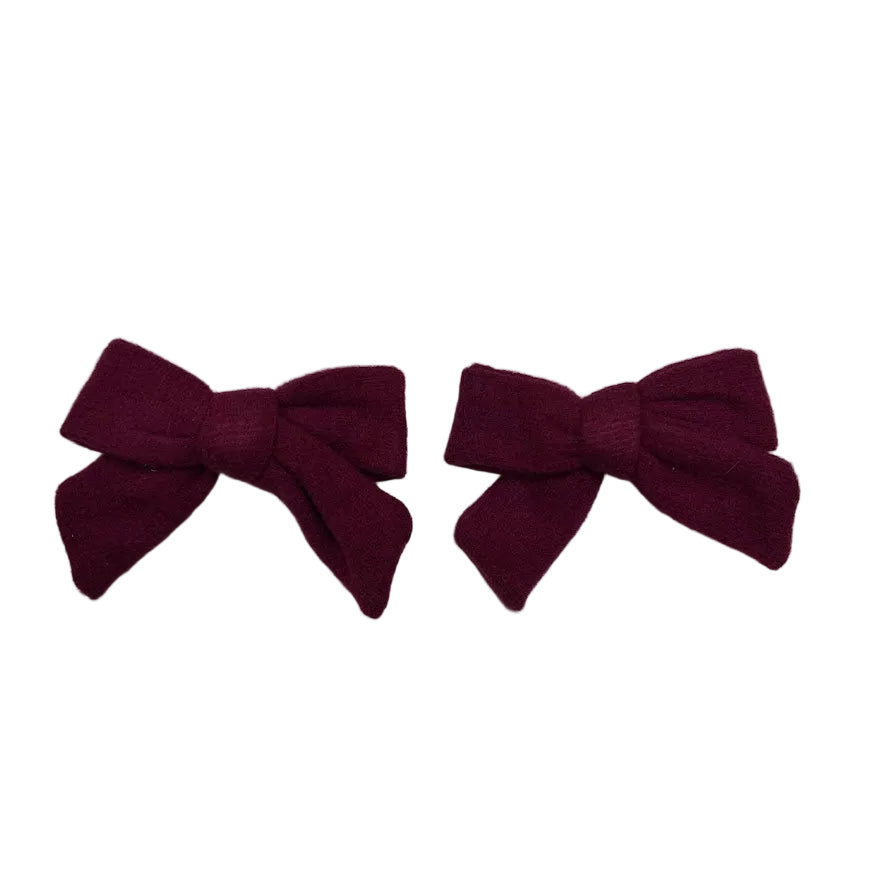 Sweatshirt Knit Mini Bow Set
