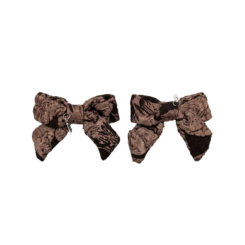 Textured Brocade Mini Bow Set